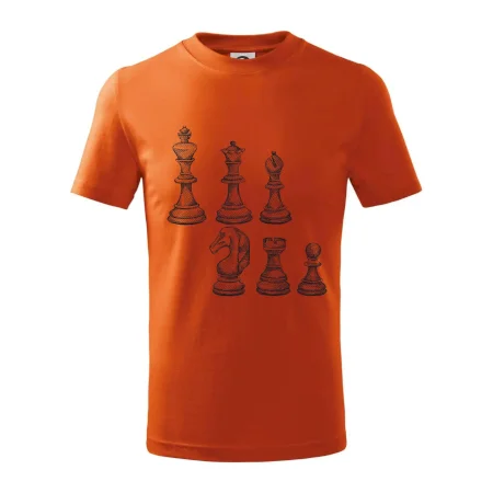 Šachové figurky kreslené