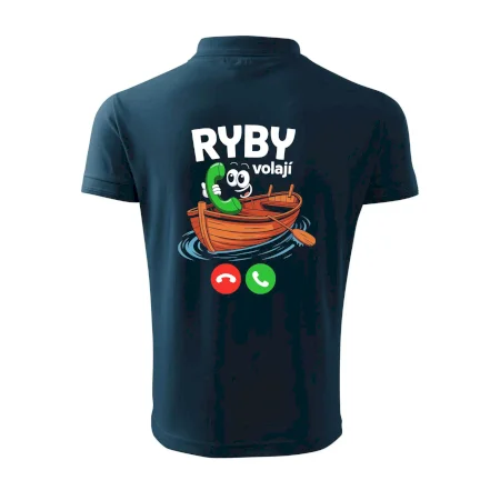 Karikatura ryby volají
