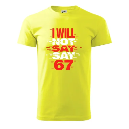 Červený - I Will Not Say SAY 67