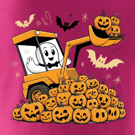 Halloweenský bagr