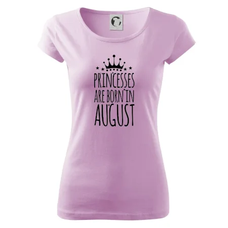 Princesses are born in August