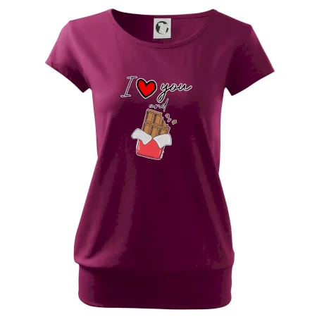 I love you and chocolate