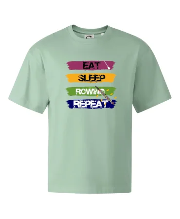 Eat sleep rowing repeat barevné