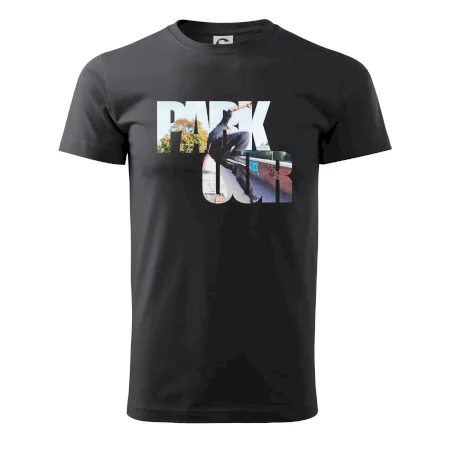 Parkour nápis ve městě
