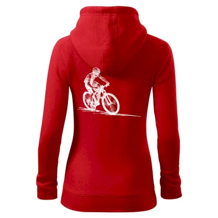MTB kreslený cyklista