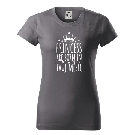 Princesses are born in (vlastní nápis měsíc narození)