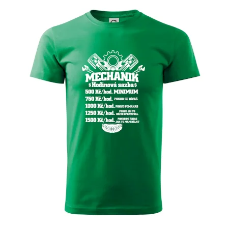 Mechanik - hodinová sazba