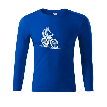 MTB kreslený cyklista