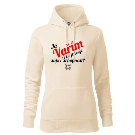 Já vařím - tvoje superschopnost? šikmý nápis