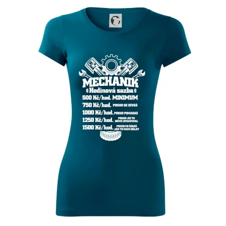 Mechanik - hodinová sazba