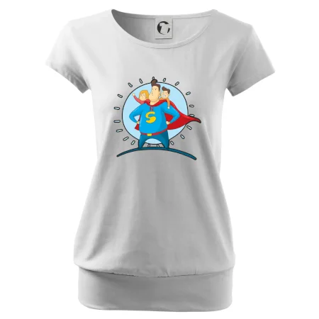 Táta superman - holka a kluk