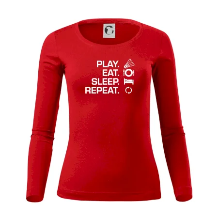 Play Eat Sleep Repeat badminton