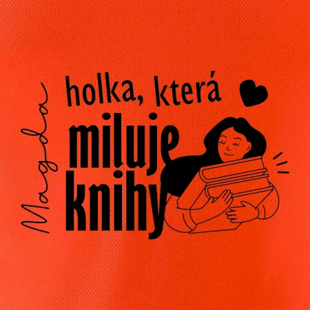 Černobílá holka, která miluje knihy - Vaše jméno