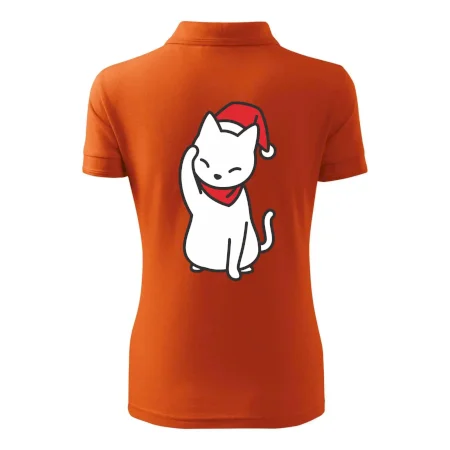 Vánoční kočka mávající