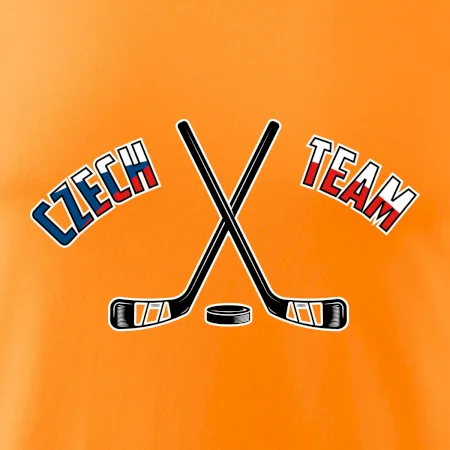 Czech team - hokejky a puk