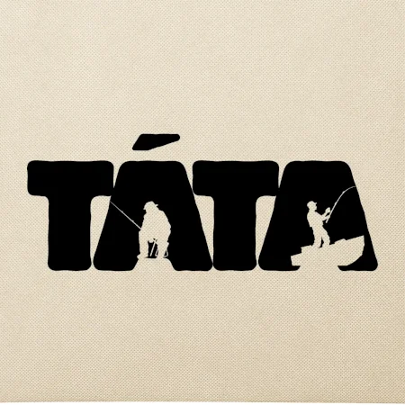 Táta nápis - rybář
