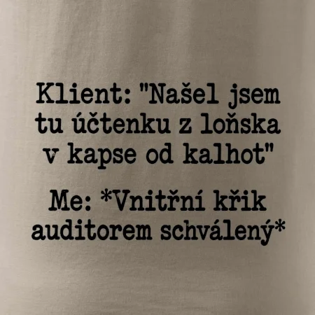 Klient a vnitřní auditorský křik