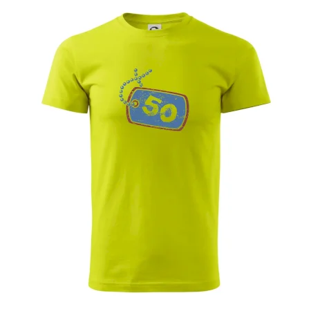 50 na krku štítek