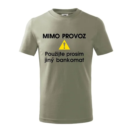 Mimo provoz - použijte jiný bankomat