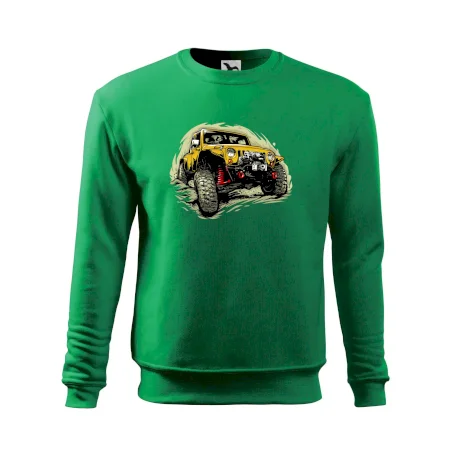 Žlutý offroad s navijákem
