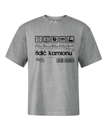 Čárový kód řidič kamionu