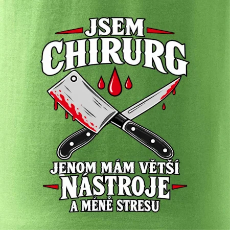 Řezník chirurg s většími nástroji