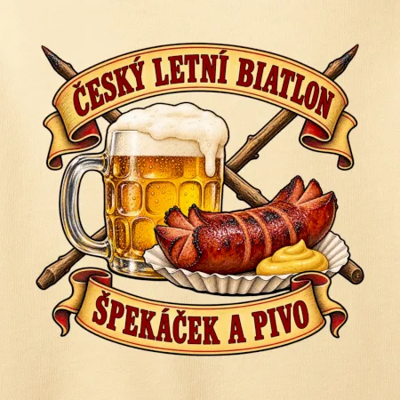 Český letní biatlon špekáček a pivo