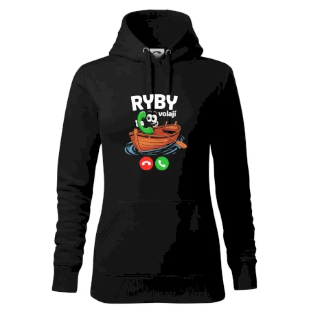 Karikatura ryby volají