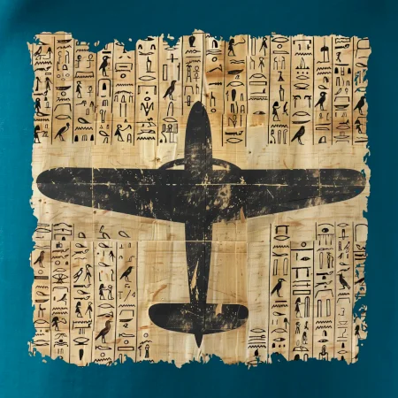 Egyptské hieroglyfy letadlo
