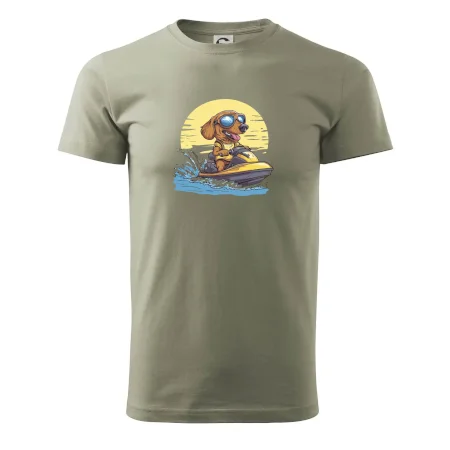 Jezevčík na vodním skútru