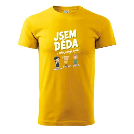 Děda a jeho parta (obrázky a jména vnuků)
