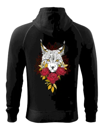 Rys s červenými růžemi  (Pecka design)