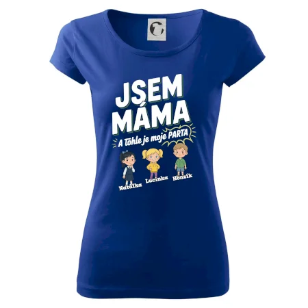Jsem máma a tohle je moje parta  (obrázky a jména dětí)