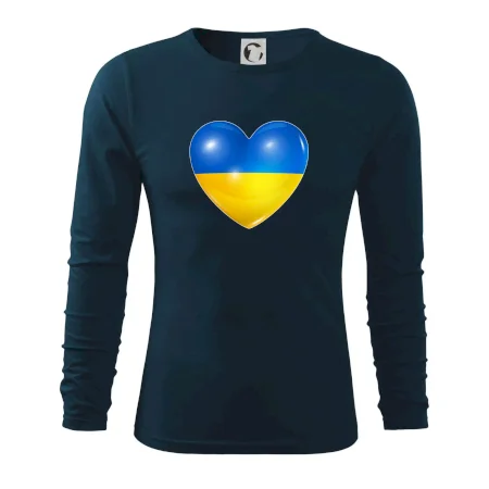 Ukrajina srdce vlajka