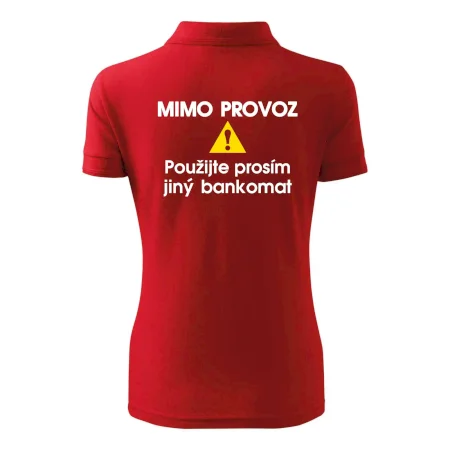 Mimo provoz - použijte jiný bankomat