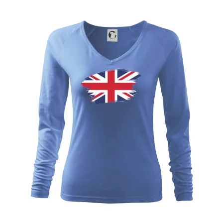Britská vlajka roztrhaná