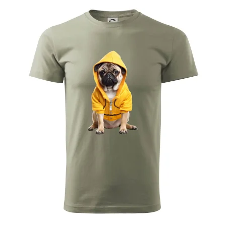 Mops v mikině