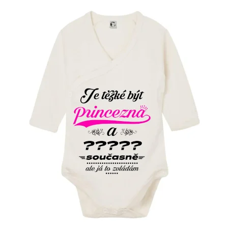 Je těžké být princezna - vlastní nápis