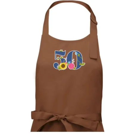 Květinové číslo kreslené - 50