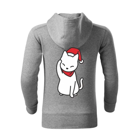 Vánoční kočka mávající