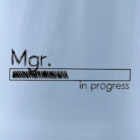 In progress titul Mgr.  magistr / magistra