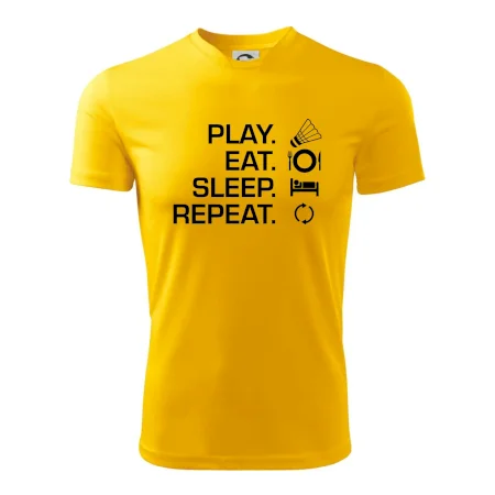 Play Eat Sleep Repeat badminton