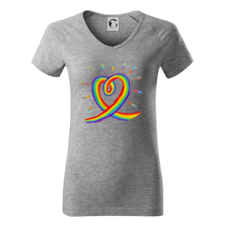 Srdce pride duha kreslená