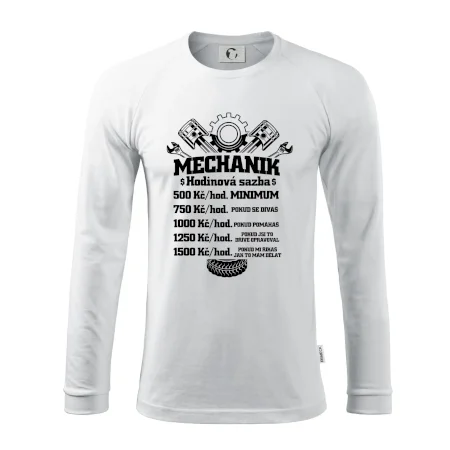 Mechanik - hodinová sazba
