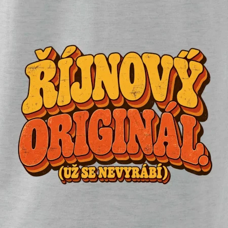 Říjnový originál už se nevyrábí retro nápis