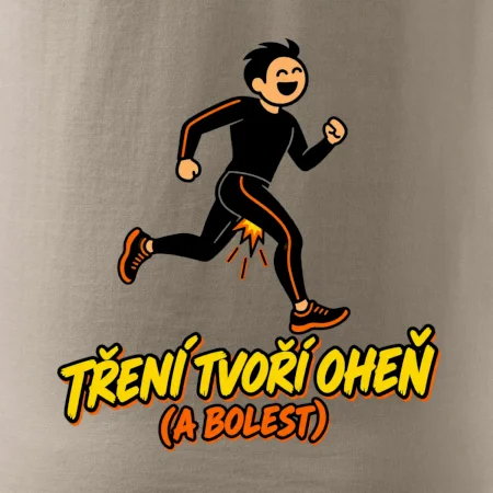 Běžecké tření tvoří oheň