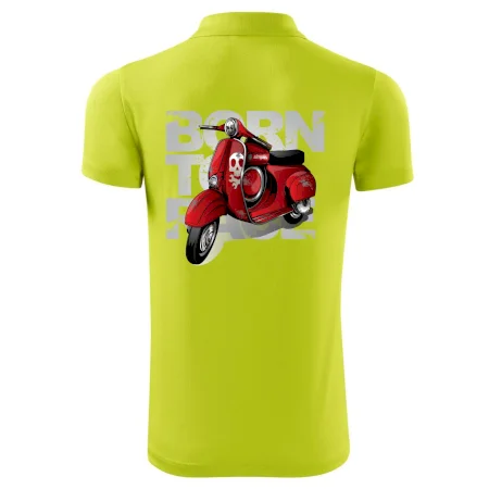 Scooter born to ride red