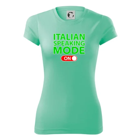Italian speaking mode - ON