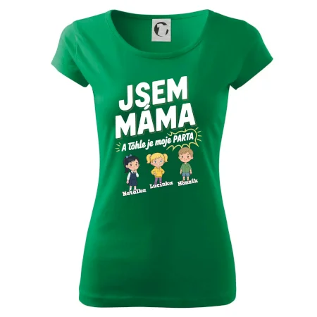 Jsem máma a tohle je moje parta  (obrázky a jména dětí)