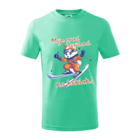 Moje první dovolená na horách oranžová liška